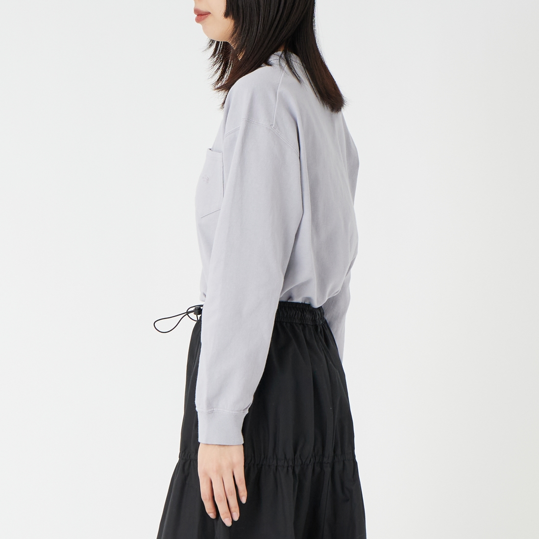 THE NORTH FACE PURPLE LABEL [ザ ノースフェイス パープルレーベル] 8オンスフィールド ロングスリーブポケットTシャツ [N25FT063] OW OFF WHI