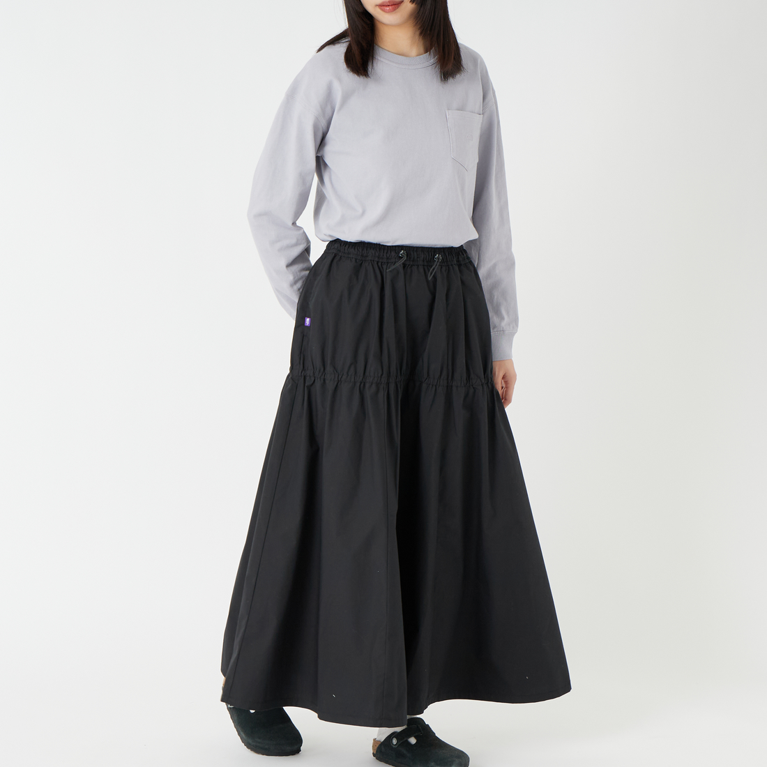 THE NORTH FACE PURPLE LABEL [ザ ノースフェイス パープルレーベル] 8オンスフィールド ロングスリーブポケットTシャツ [N25FT063] OW OFF WHI
