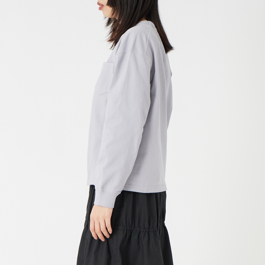 THE NORTH FACE PURPLE LABEL [ザ ノースフェイス パープルレーベル] 8オンスフィールド ロングスリーブポケットTシャツ [N25FT063] OW OFF WHI