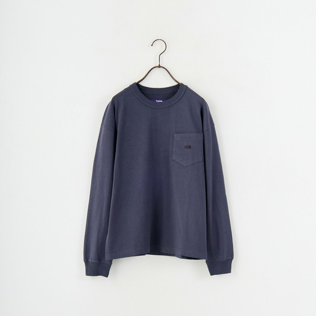 THE NORTH FACE PURPLE LABEL [ザ ノースフェイス パープルレーベル] 8オンスフィールド ロングスリーブポケットTシャツ [N25FT063] AH ASPHALT