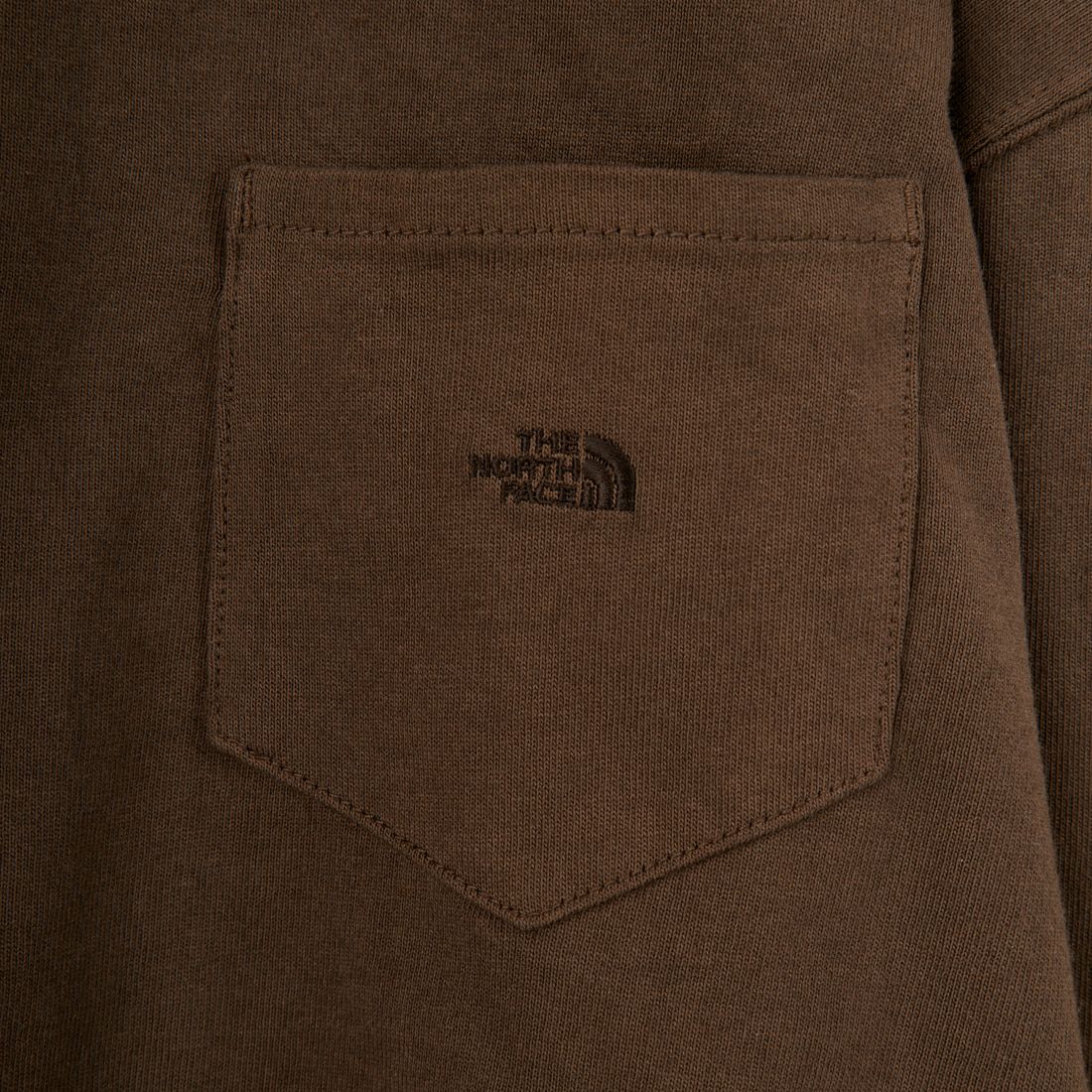THE NORTH FACE PURPLE LABEL [ザ ノースフェイス パープルレーベル] 8オンスフィールド ロングスリーブポケットTシャツ [N25FT063] BR BROWN