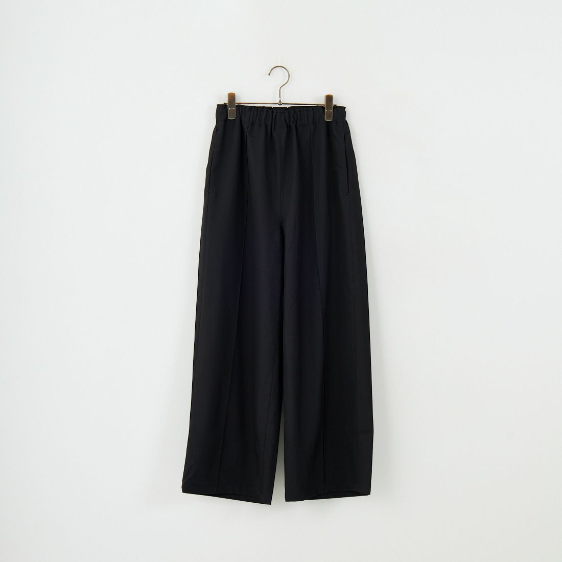 anuke [アンヌーク] ピンタックワイドパンツ [62520730] BLK