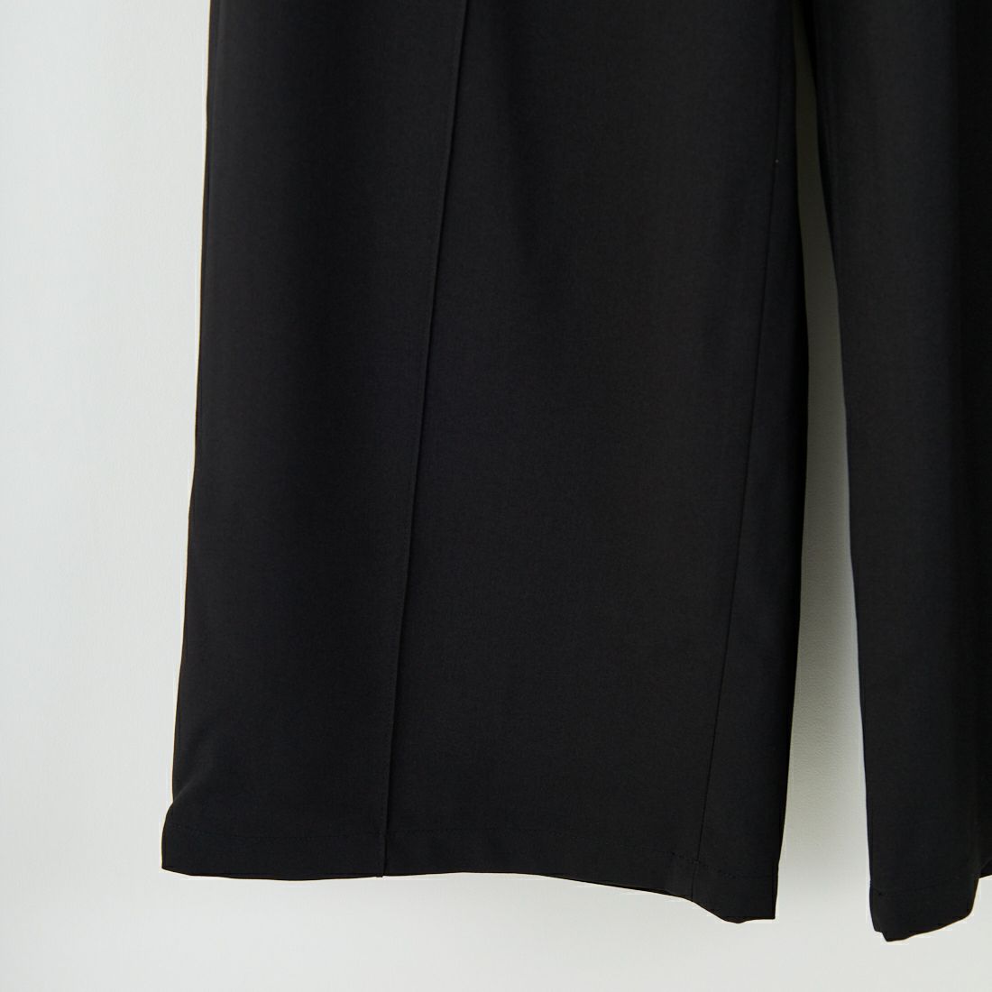 anuke [アンヌーク] ピンタックワイドパンツ [62520730] BLK