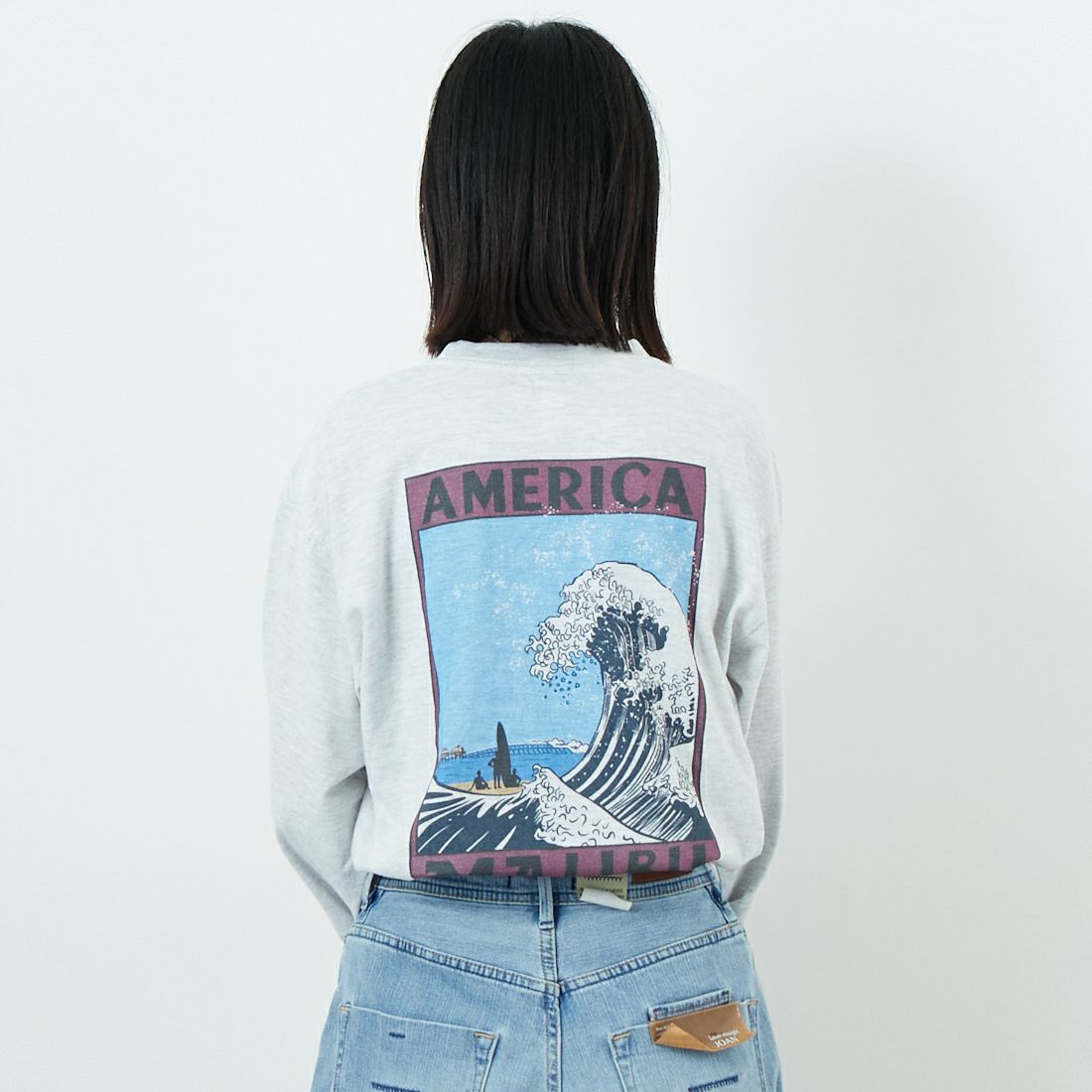 ILL ONE EIGHTY [イル ワンエイティ] アメリカンウェーブ ロングスリーブTシャツ [ILL252-02B]