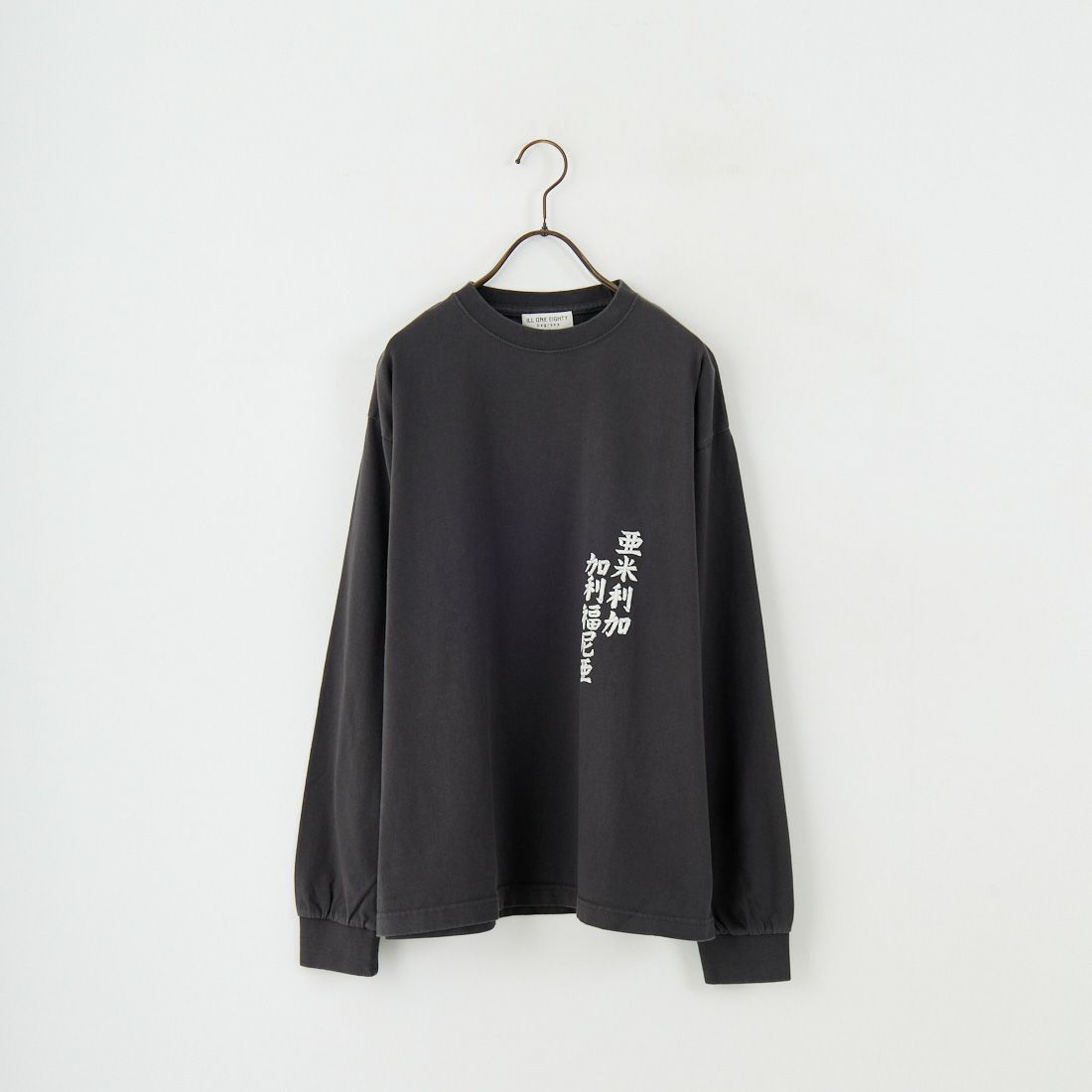 ILL ONE EIGHTY [イル ワンエイティ] アメリカンウェーブ ロングスリーブTシャツ [ILL252-02B] BLACK