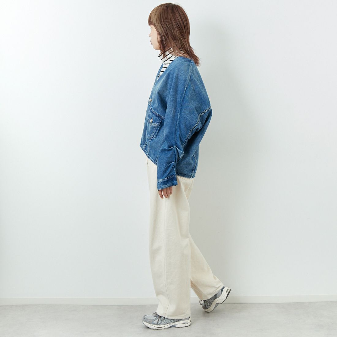 ANTGAUGE [アントゲージ] カーデGジャン [AA717] 36 ﾕｰｽﾞﾄﾞ &&モデル身長：167cm 着用サイズ：F&&