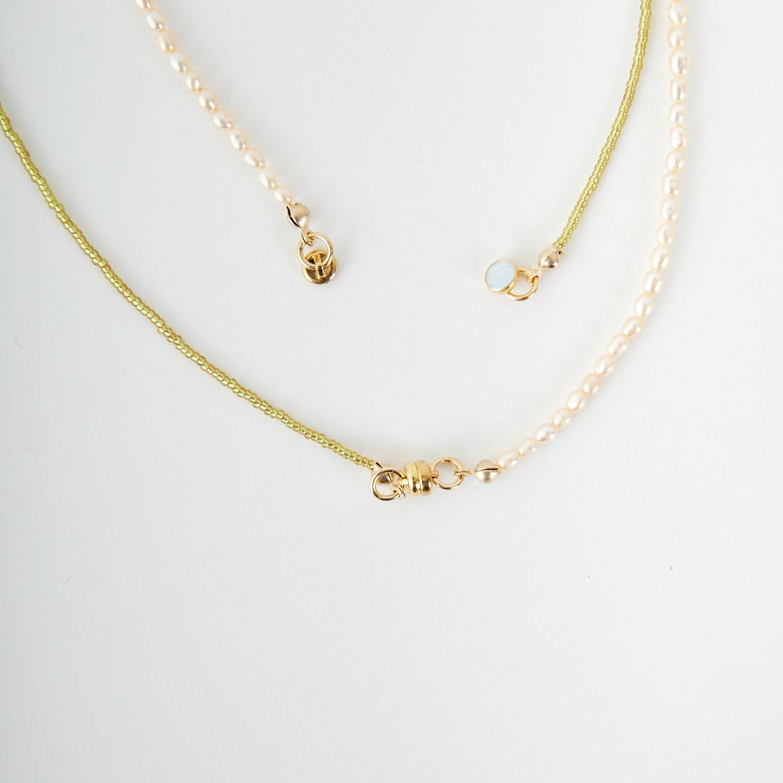 STELLA CIFFON [ステラシフォン] 淡水パールコンビネーションネックレス [AST3-26N10] 99 GOLD