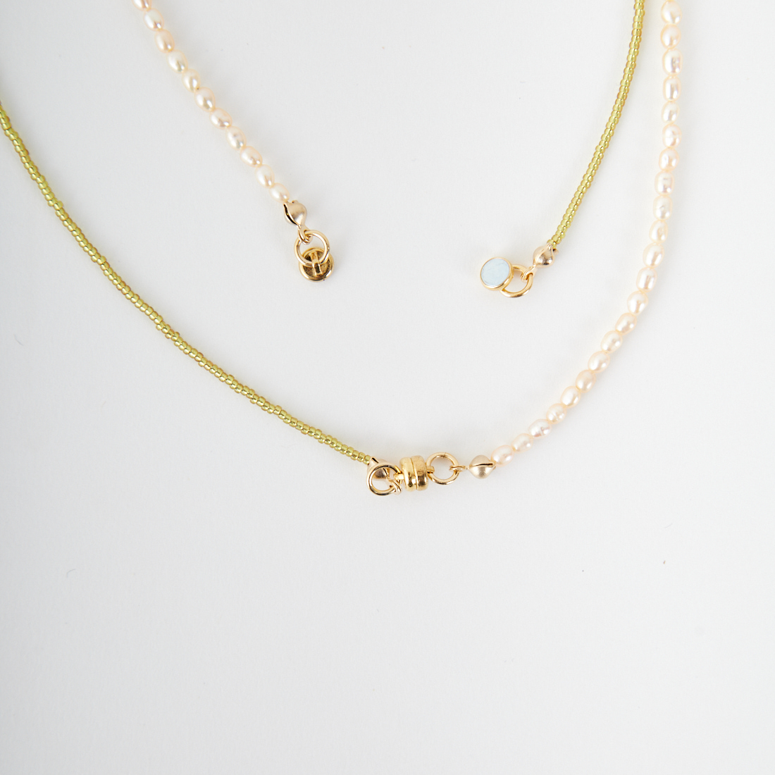 STELLA CIFFON [ステラシフォン] 淡水パールコンビネーションネックレス [AST3-26N10] 99 GOLD