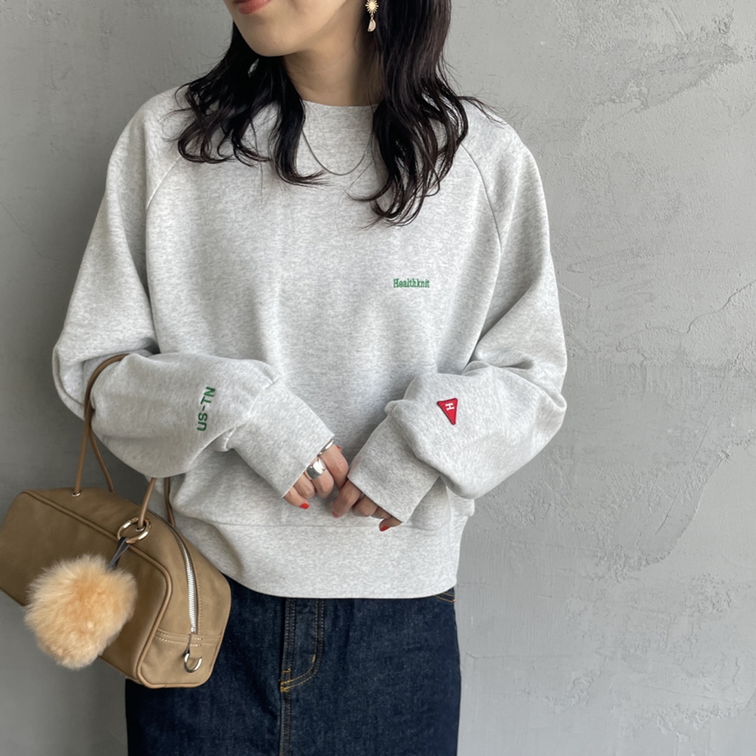 H.GRAY&&モデル身長：160cm 着用サイズ：F&&