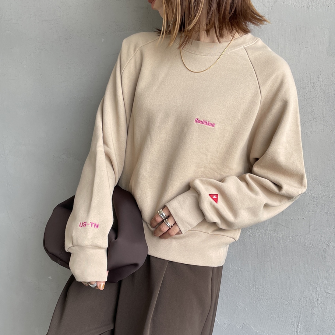 BEIGE&&モデル身長：158cm 着用サイズ：F&&