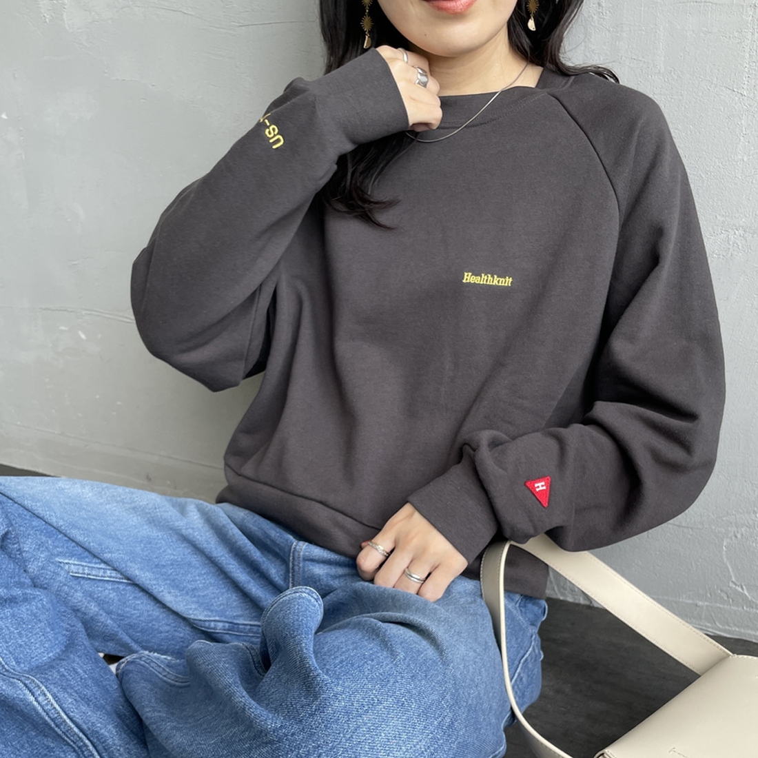 CHARCOAL&&モデル身長：160cm 着用サイズ：F&&