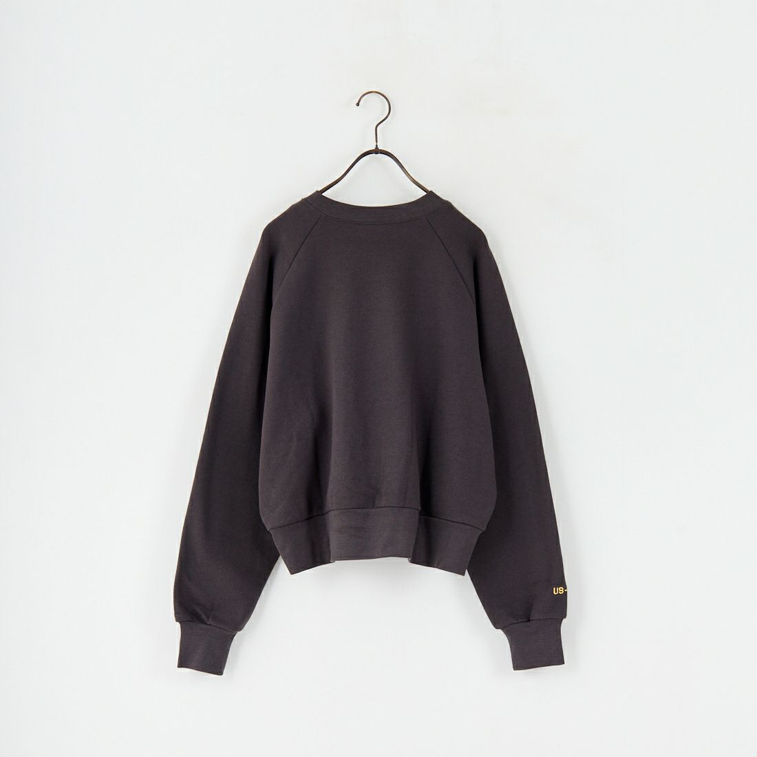 Health knit [ヘルスニット] 別注 ショート丈 クラシックラグランスリーブスウェット [HR25F-L269IN-JF] CHARCOAL