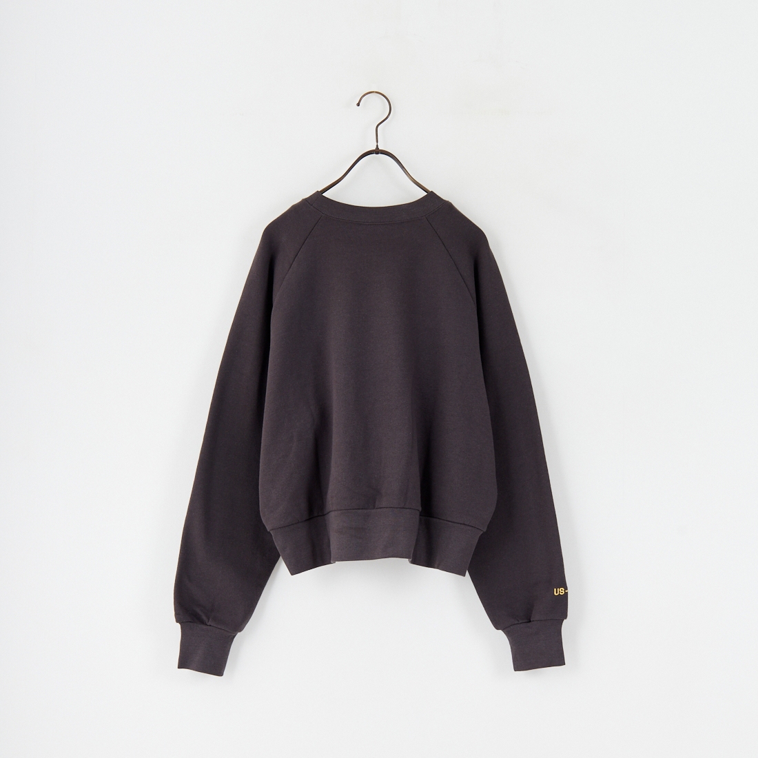 Health knit [ヘルスニット] 別注 ショート丈 クラシックラグランスリーブスウェット [HR25F-L269IN-JF] CHARCOAL