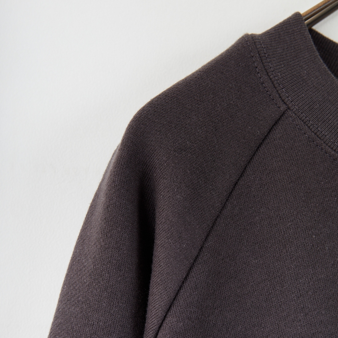 Health knit [ヘルスニット] 別注 ショート丈 クラシックラグランスリーブスウェット [HR25F-L269IN-JF] CHARCOAL