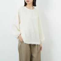 02 WHITE&&モデル身長：162cm 着用サイズ：36&&