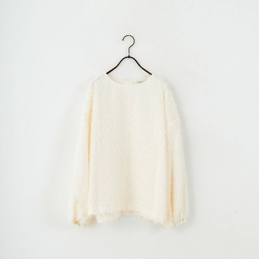 STELLA CIFFON [ステラシフォン] シアーカットジャガードブラウス [ST3-26406] 02 WHITE