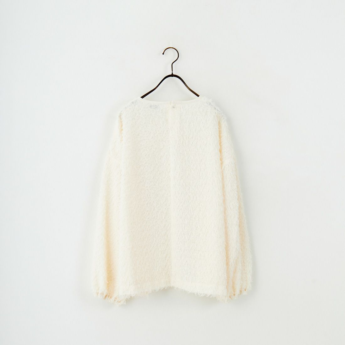 STELLA CIFFON [ステラシフォン] シアーカットジャガードブラウス [ST3-26406] 02 WHITE