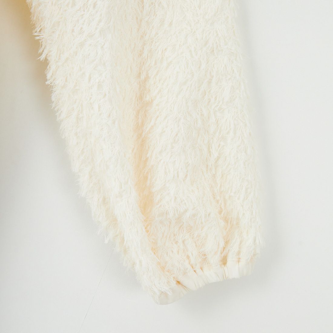 STELLA CIFFON [ステラシフォン] シアーカットジャガードブラウス [ST3-26406] 02 WHITE