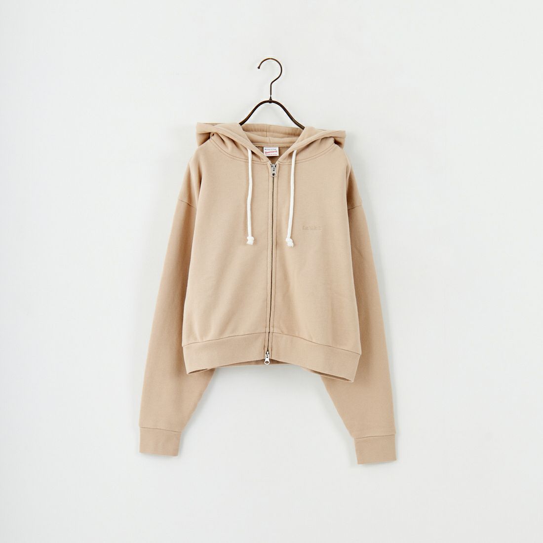Health knit [ヘルスニット] 別注 ショート丈 クラシックスウェットジップパーカー [HR25F-L270IN-JF] BEIGE