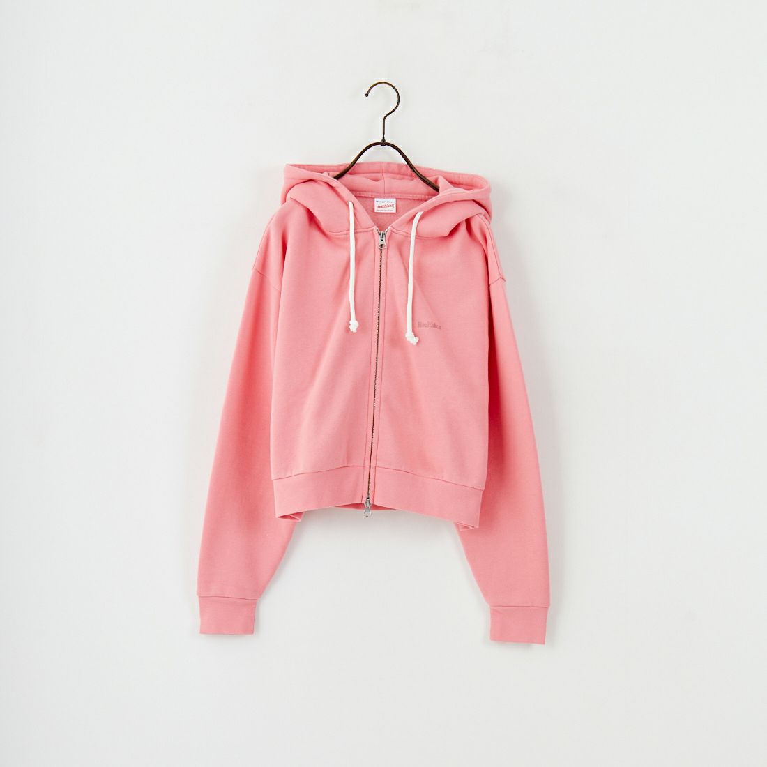 Health knit [ヘルスニット] 別注 ショート丈 クラシックスウェットジップパーカー [HR25F-L270IN-JF] PINK