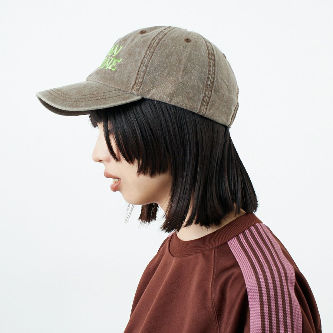 BLUESCENTRIC [ブルースセントリック] 別注 ジョン・コルトレーンロゴキャップ [BLC2000001-JOHN-JF] P.BROWN