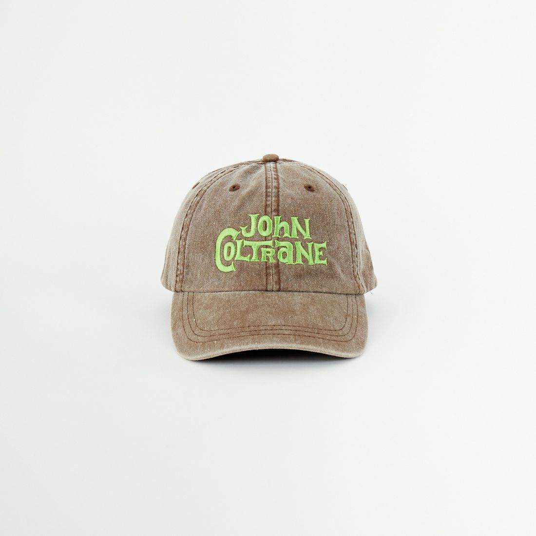 BLUESCENTRIC [ブルースセントリック] 別注 ジョン・コルトレーンロゴキャップ [BLC2000001-JOHN-JF] P.BROWN