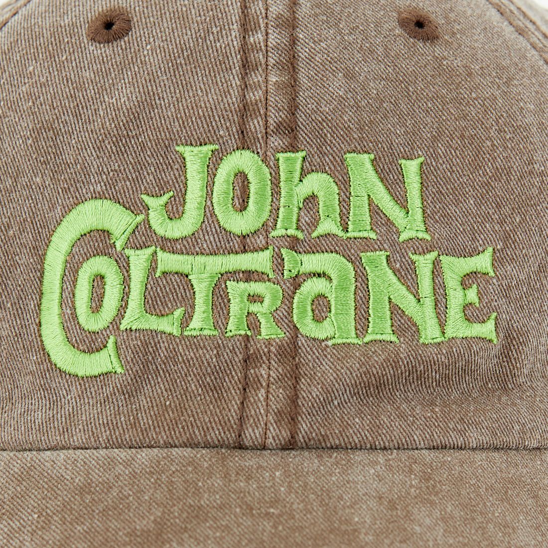 BLUESCENTRIC [ブルースセントリック] 別注 ジョン・コルトレーンロゴキャップ [BLC2000001-JOHN-JF] P.BROWN