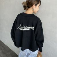 AMERICANA - 美品　アメリカーナ　カーディガン 予約商品】Americana × JEANS FACTORY [アメリカーナ × ジーンズ