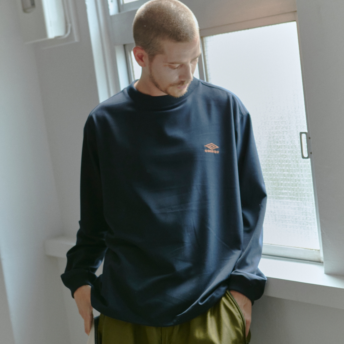 UMBRO [アンブロ] 別注 ワンポイント刺繍ロゴ ドローコード