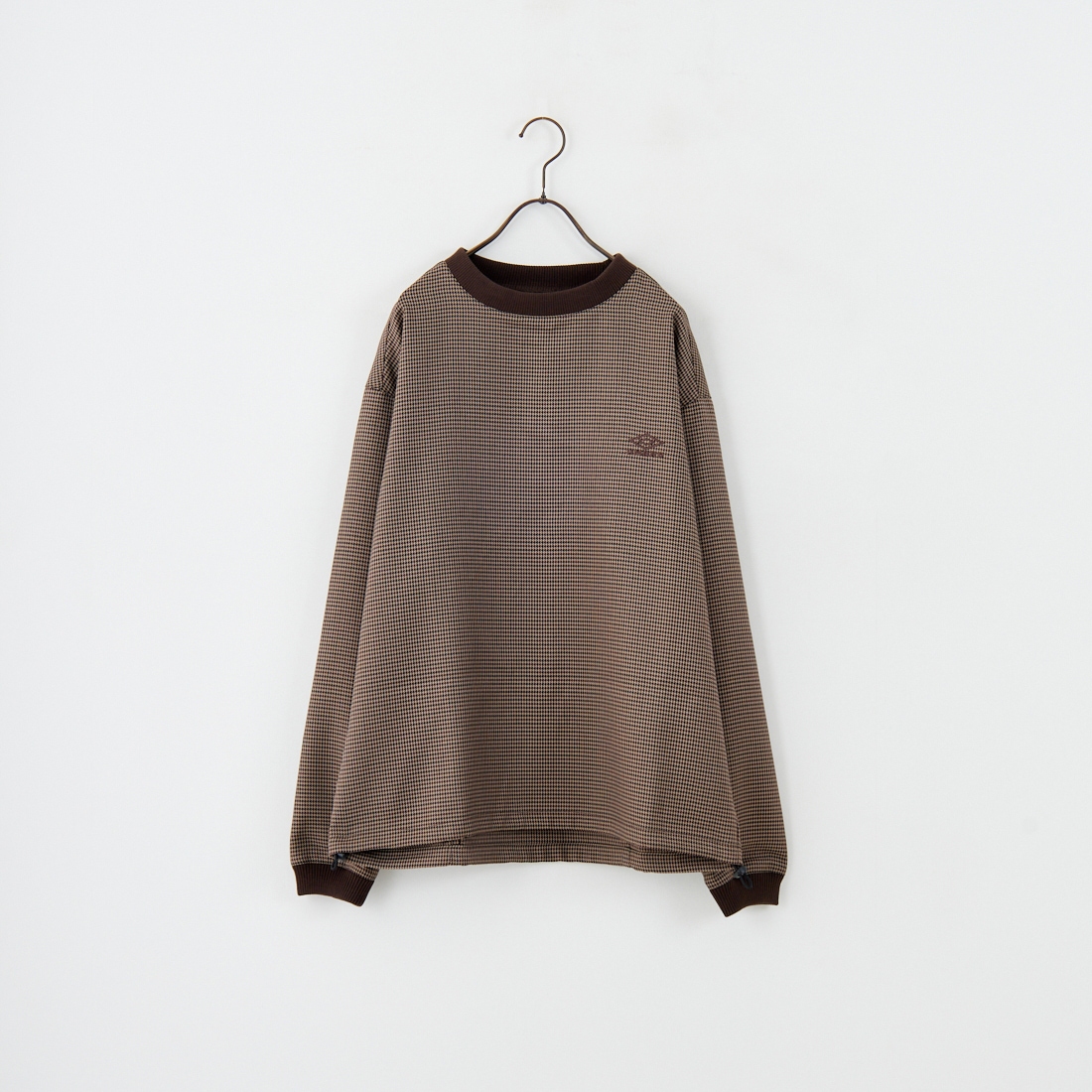 UMBRO [アンブロ] 別注 ワンポイント刺繍ロゴ ドローコードスウェット [KBT126-NK-PO2-MS-JF] CHECK