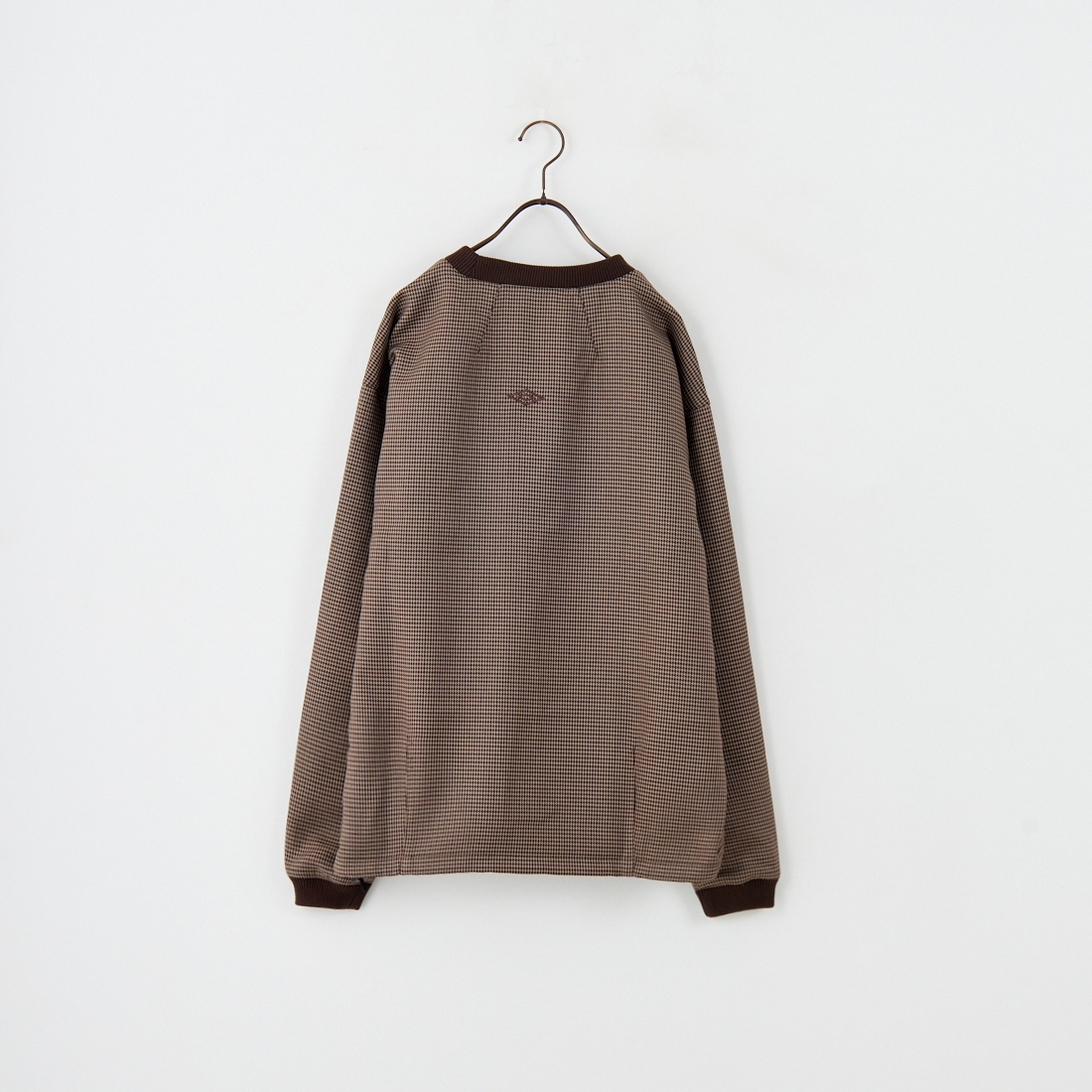 UMBRO [アンブロ] 別注 ワンポイント刺繍ロゴ ドローコードスウェット [KBT126-NK-PO2-MS-JF] CHECK