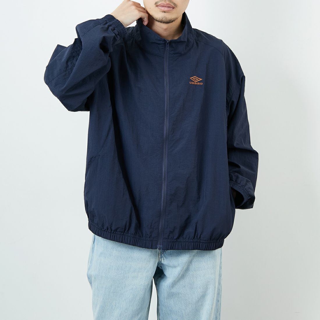NAVY&&モデル身長：168cm 着用サイズ：L&&