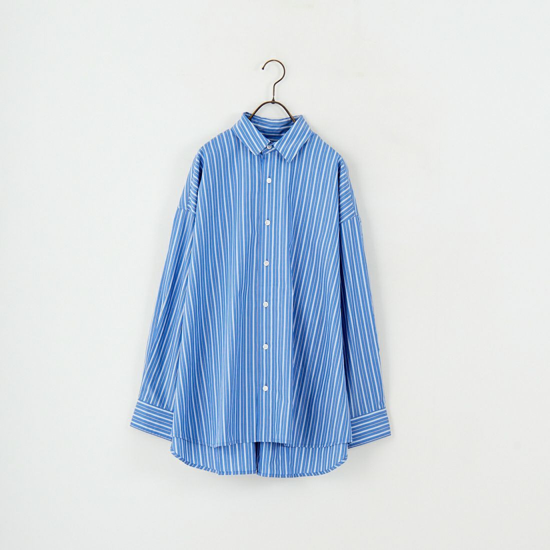 USINE [ユジーヌ] オーバーサイズドレスシャツ [IN1-SH-5] BLU ST