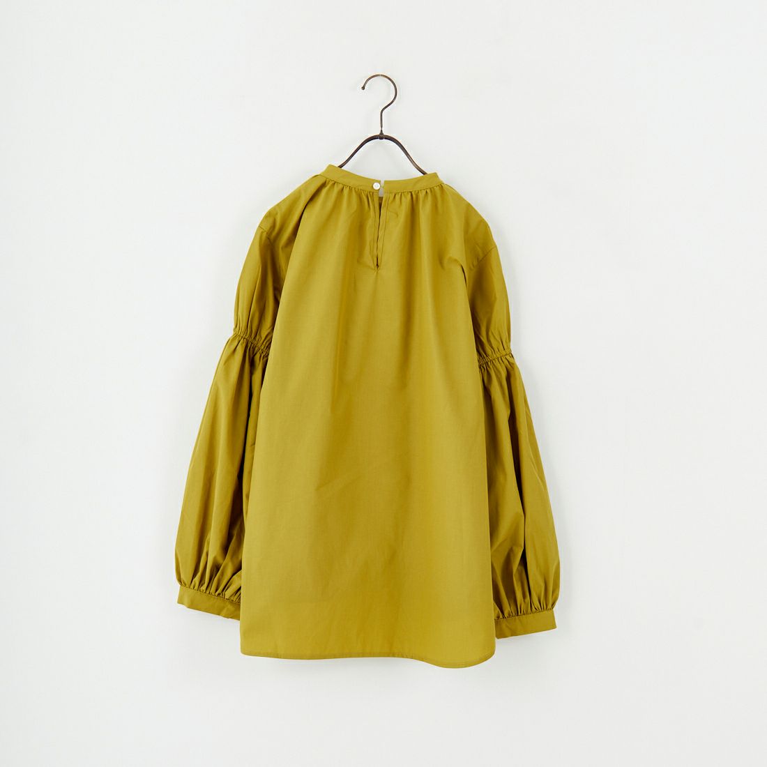USINE [ユジーヌ] 袖ボリュームチュニックブラウス [IN2-SH-5] MUSTARD