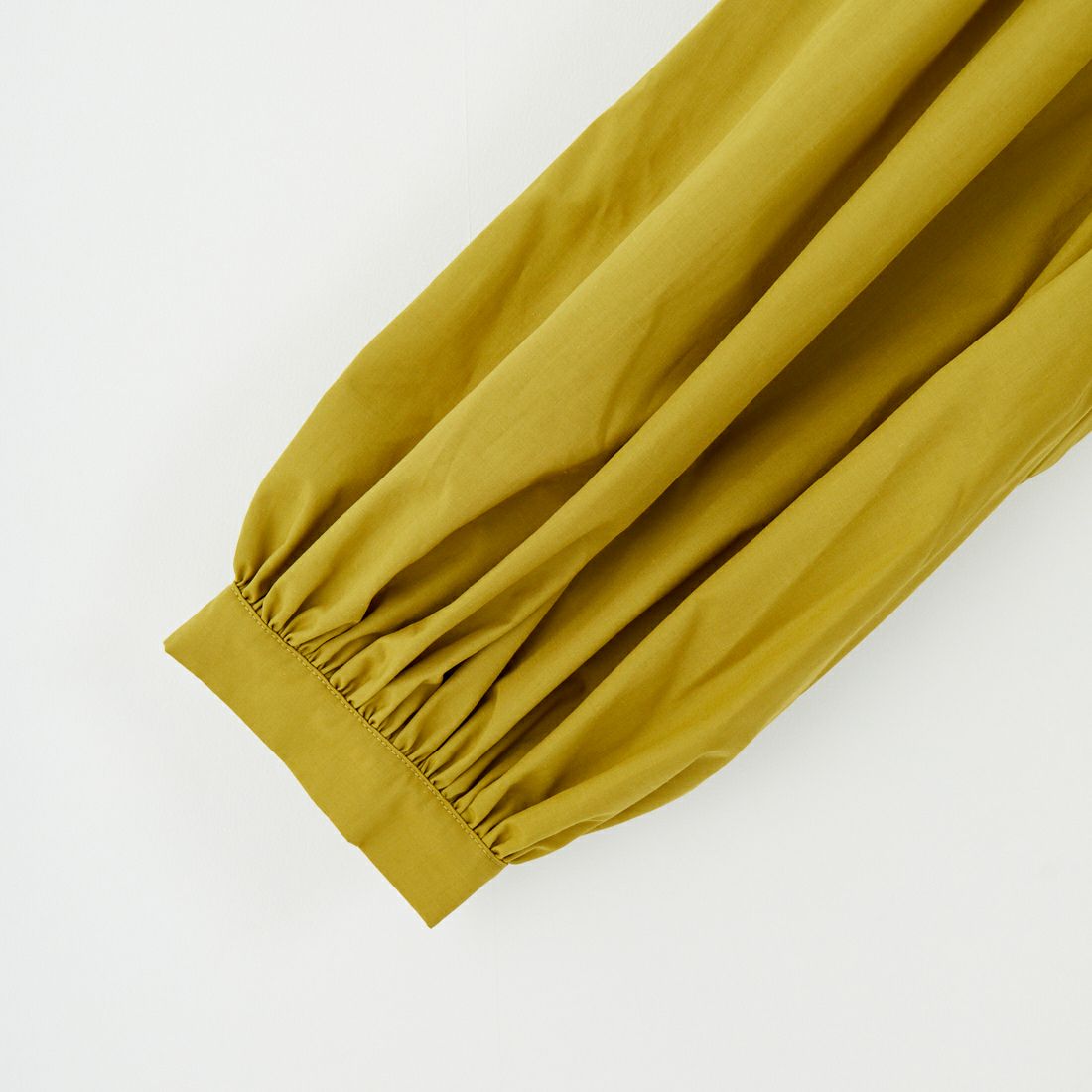 USINE [ユジーヌ] 袖ボリュームチュニックブラウス [IN2-SH-5] MUSTARD