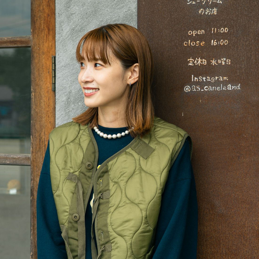 MILITARY [ミリタリー] 別注 フロントリボンキルティングベスト [T