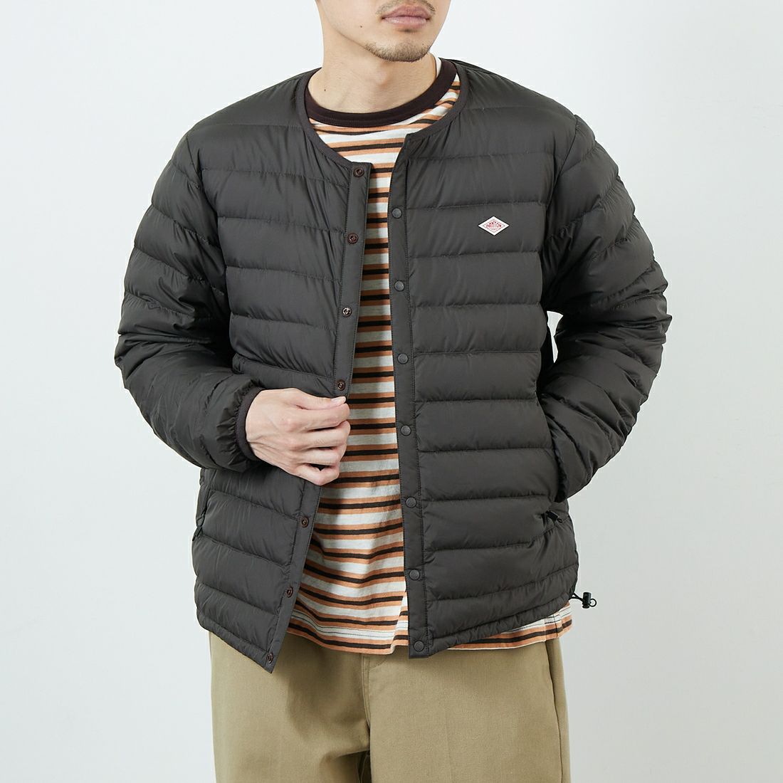 DANTON [ダントン] インナーダウン クルーネックジャケット [DT