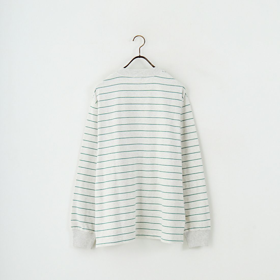 L.L.BEAN [エルエルビーン] ユニオン ロングスリーブ ストライプTシャツ [5475-1033] 90 BIR/GRA