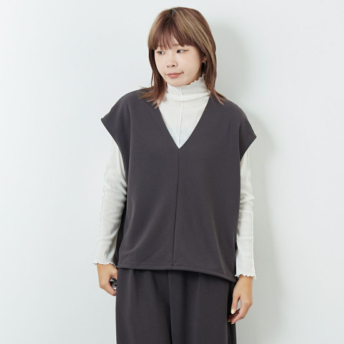 ﾁｬｺｰﾙ&&モデル身長：167cm 着用サイズ：2&&