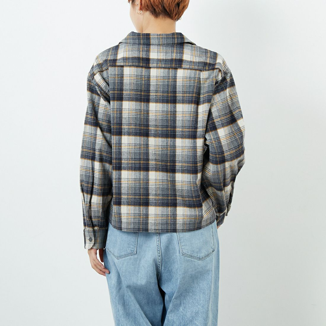 PENDLETON [ペンドルトン] オープンカラーシャツ [5475-1100] 28 OFF/MUS &&モデル身長：160cm 着用サイズ：S&&