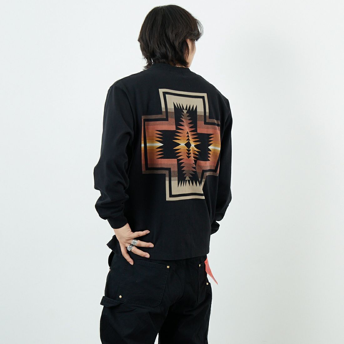PENDLETON [ペンドルトン] バックプリント ロングスリーブTシャツ