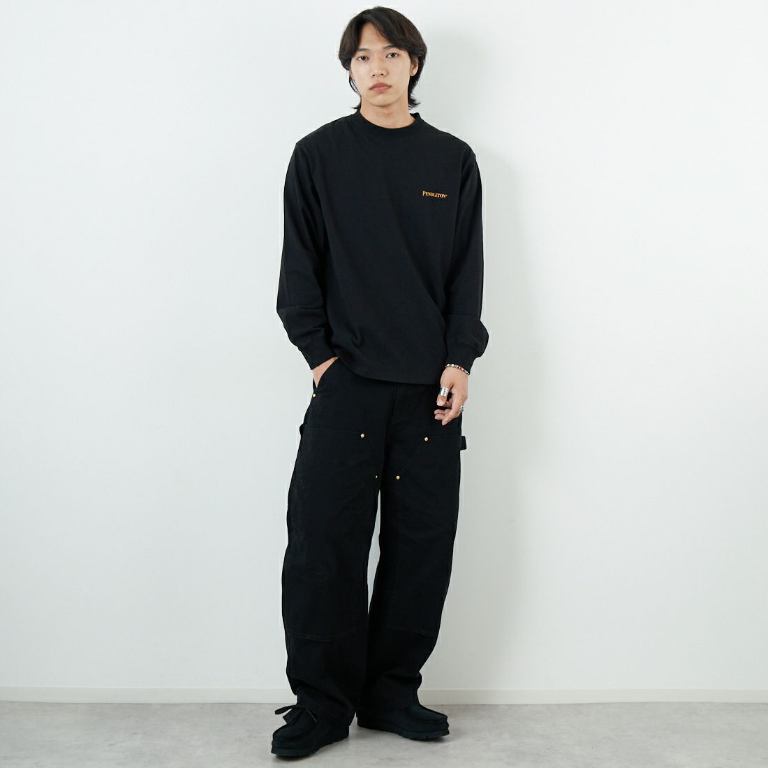 PENDLETON [ペンドルトン] バックプリント ロングスリーブTシャツ [5475-1015] 49 BLACK H