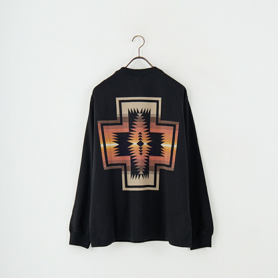 PENDLETON [ペンドルトン] バックプリント ロングスリーブTシャツ [5475-1015] 09 O.WHITE