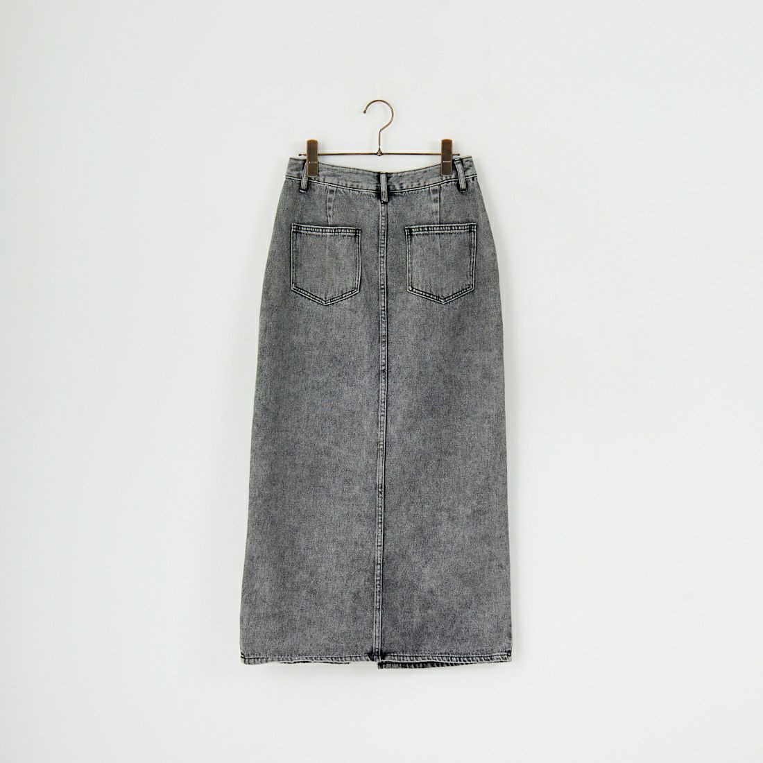 Jeans Factory Clothes [ジーンズファクトリークローズ] コットンデニムナロースカート [JFC-254-066] ACID BLACK