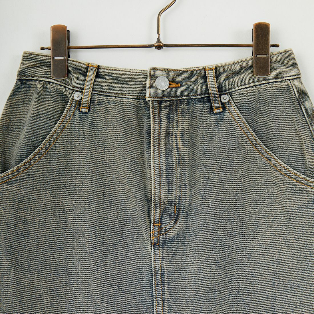Jeans Factory Clothes [ジーンズファクトリークローズ] コットンデニムナロースカート [JFC-254-066] T.ACID BLU
