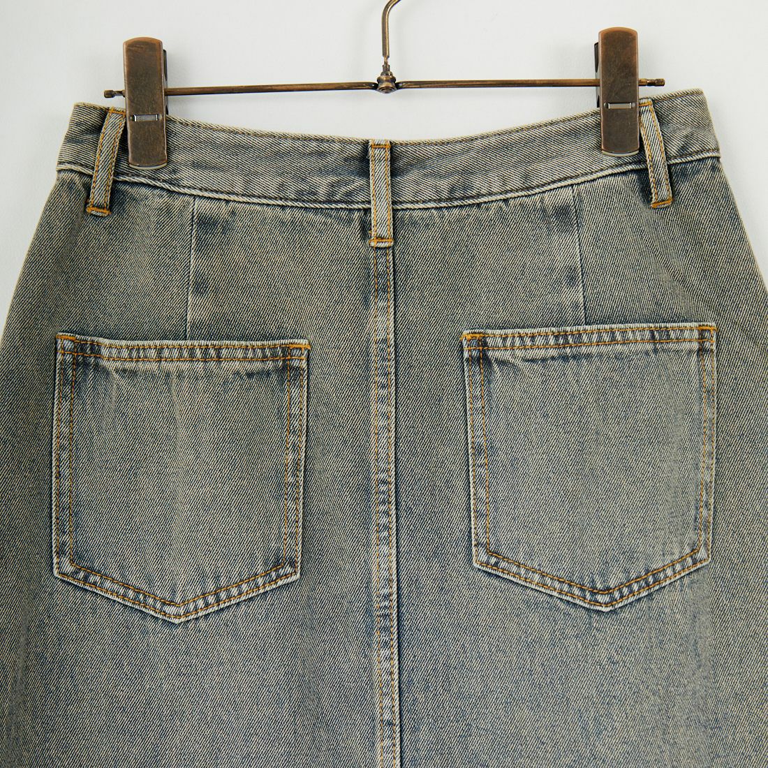 Jeans Factory Clothes [ジーンズファクトリークローズ] コットンデニムナロースカート [JFC-254-066] T.ACID BLU