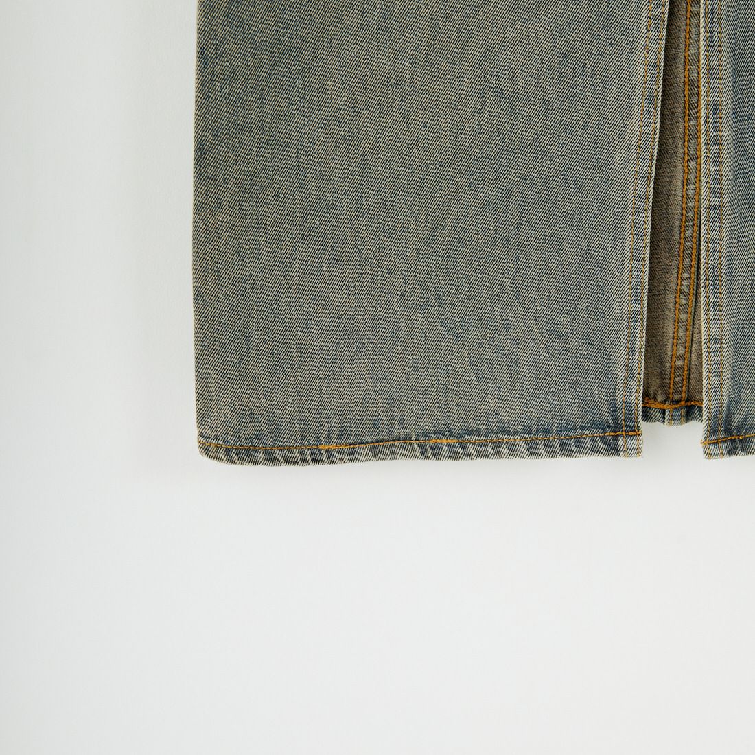 Jeans Factory Clothes [ジーンズファクトリークローズ] コットンデニムナロースカート [JFC-254-066] T.ACID BLU