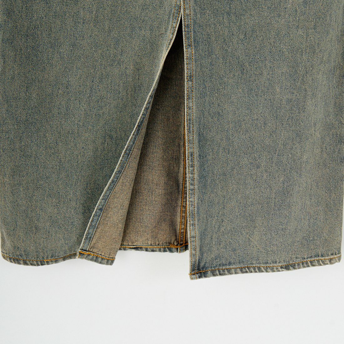 Jeans Factory Clothes [ジーンズファクトリークローズ] コットンデニムナロースカート [JFC-254-066] T.ACID BLU
