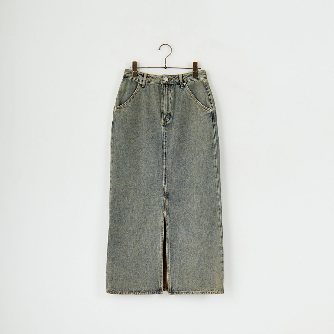 Jeans Factory Clothes [ジーンズファクトリークローズ] コットンデニムナロースカート [JFC-254-066] T.ACID BLU