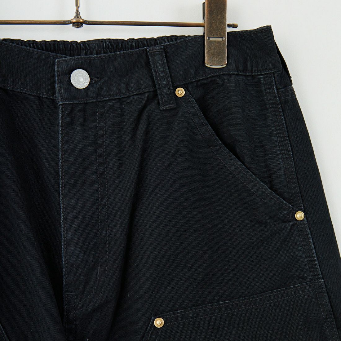 Jeans Factory Clothes [ジーンズファクトリークローズ] STANDARD ダブルニーダックカーブペインターパンツ [JFC-254-064] BLACK